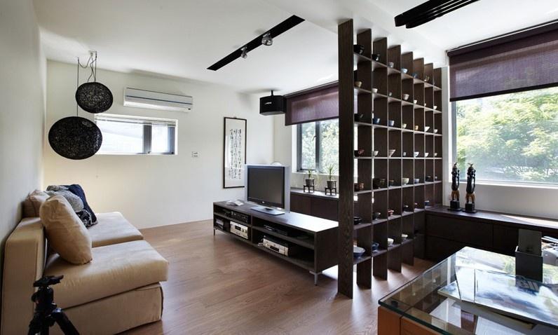 博古架隔断3米高,30多层博古架