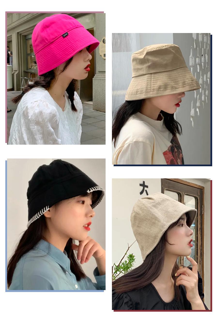 适合圆脸女生戴的冬季帽子,适合女士夏季长脸型戴的帽子