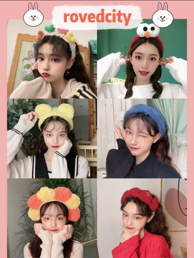 仙女束发带正确戴法,好看的可爱束发带