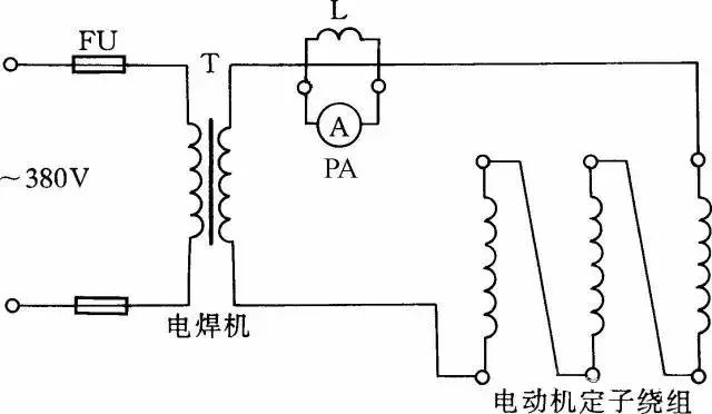 4极6极双速电机正确接线方法,高低速双速三相电机接线实物图