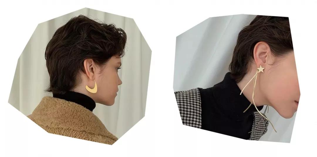 小脸配饰,适合圆短脸的小众配饰