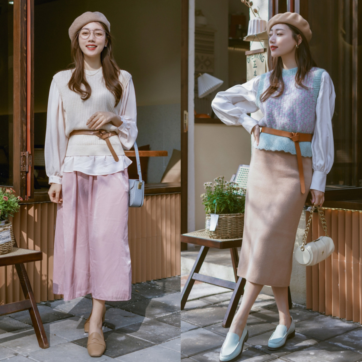 早秋衬衫搭配什么裙子,春天白色衬衫怎么搭配裙子才好看