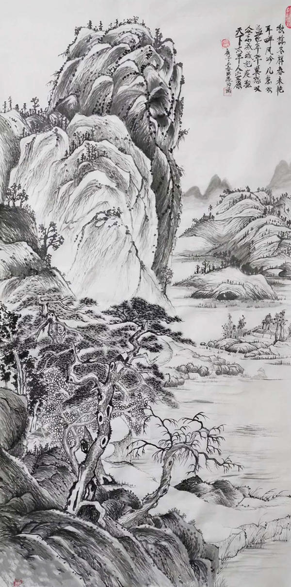 画家洪美劝——墨韵悠然笔墨丹青