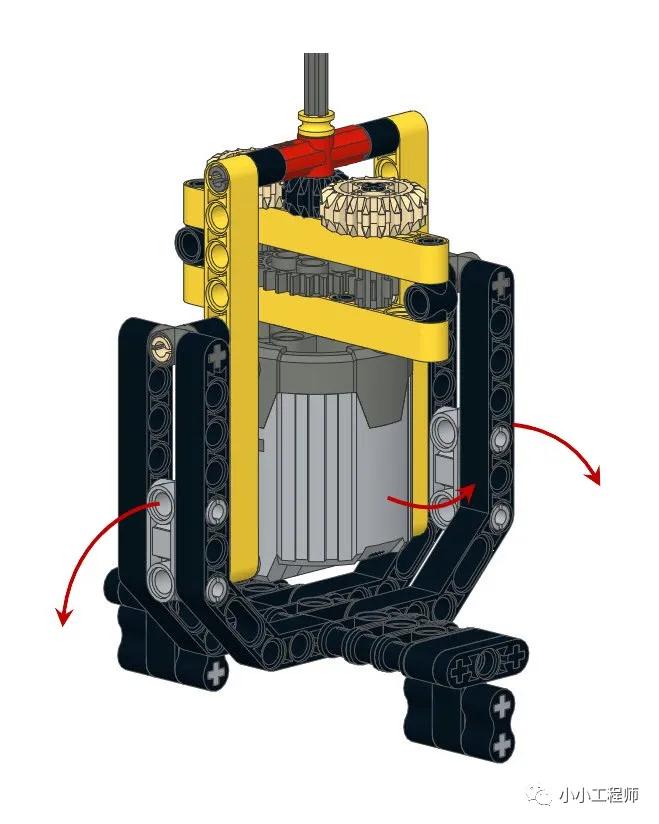 乐高连杆机构,乐高平衡梁式悬挂系统