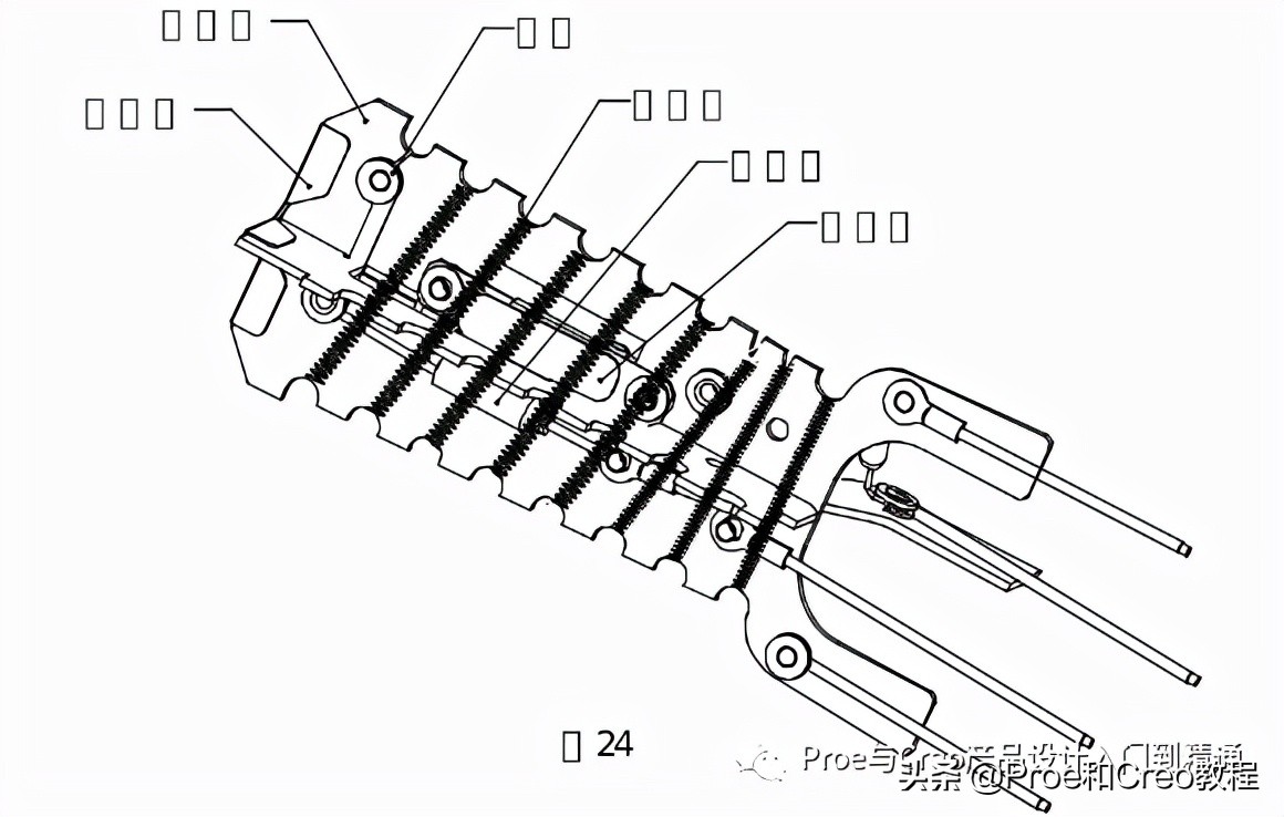 creo吹风机通风孔怎么画,吹风筒creo设计