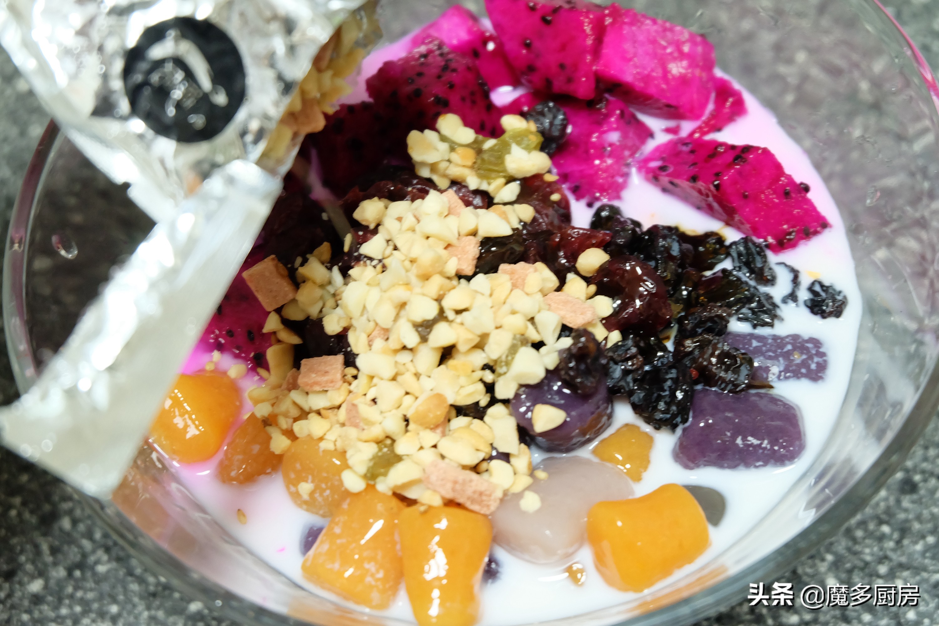 学做好吃的冰粉,用食材做好吃的冰粉