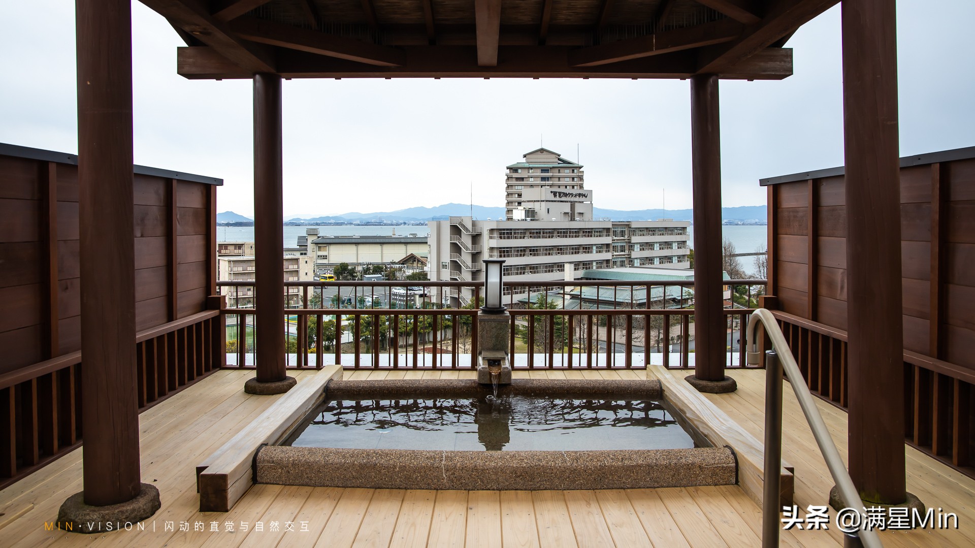 樱花期前站,睡进日本小众旅行地大津暖灯馆,泡汤赏雄琴港湾美景