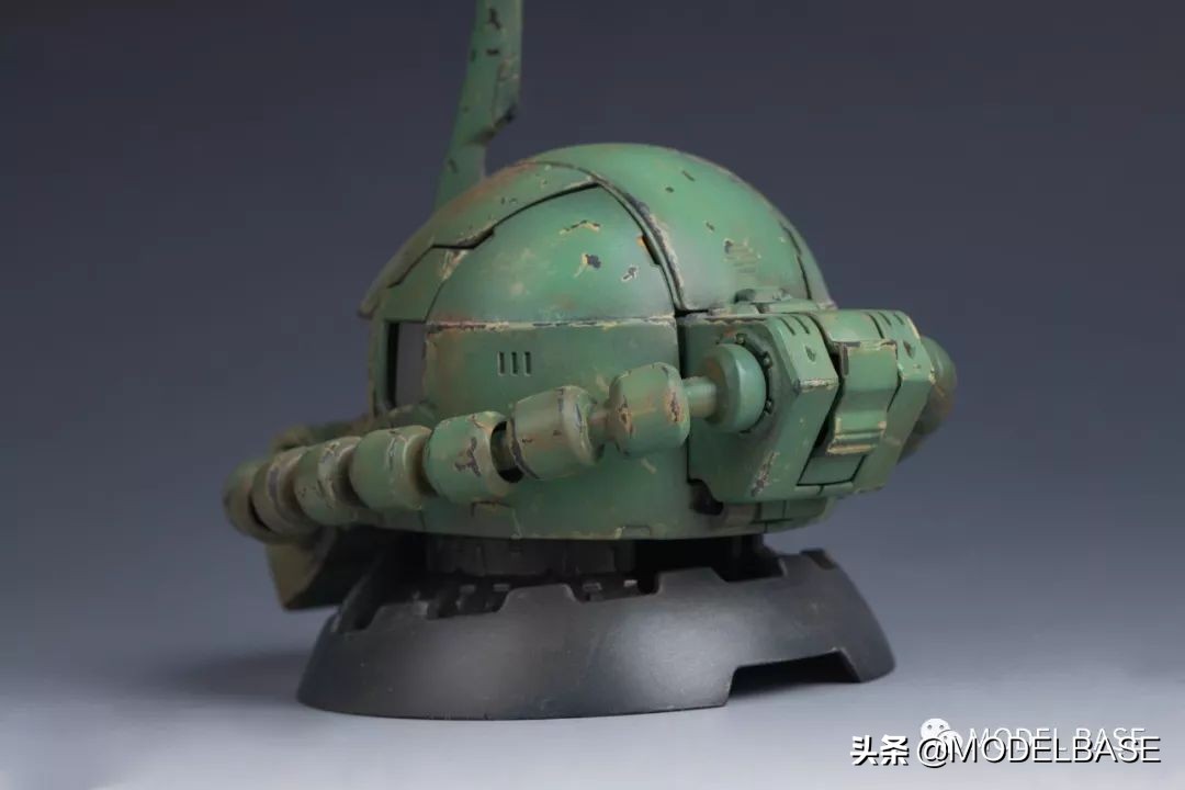 扎古扭蛋头组装,万代蓝标扎古和红标扎古