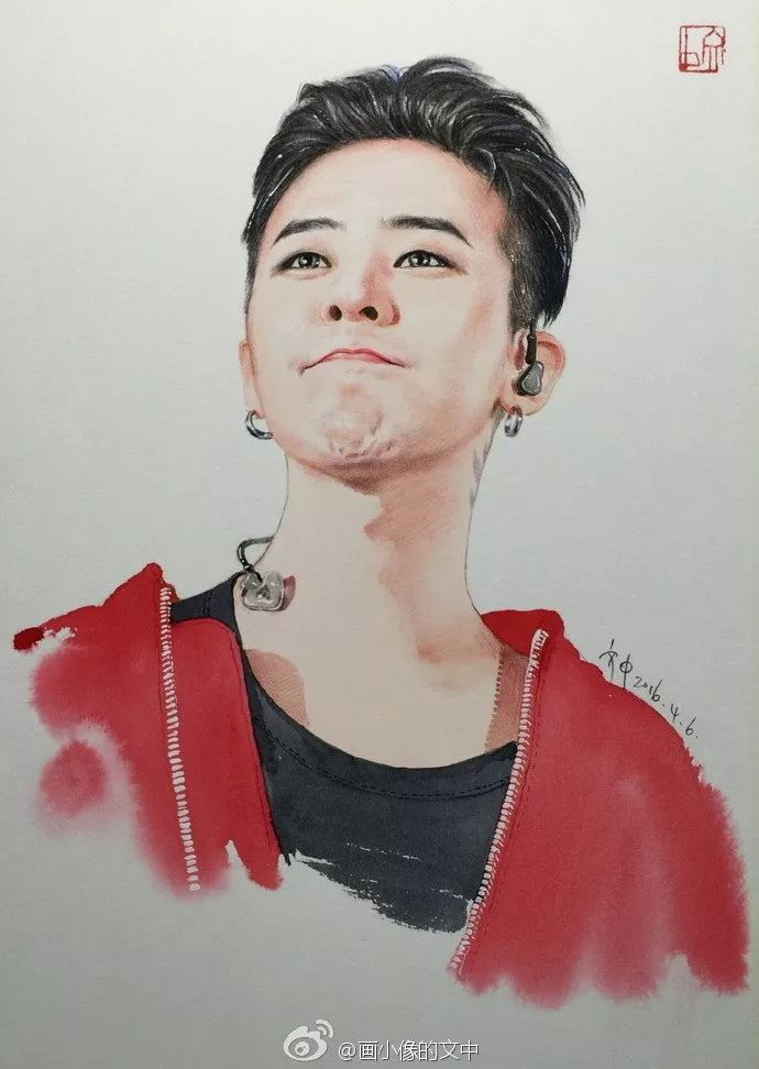 比起打印画,美院毕业的他,笔下这种彩铅水彩画才好看哭了~