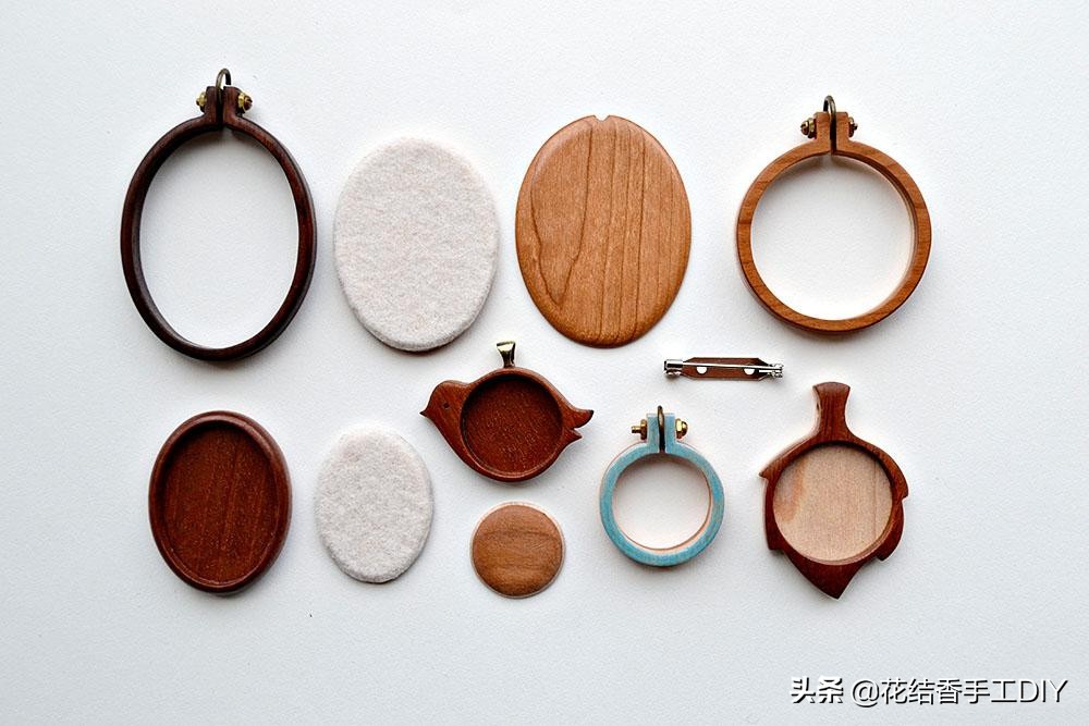 刺绣装饰项链,超级简单又可爱的刺绣教程