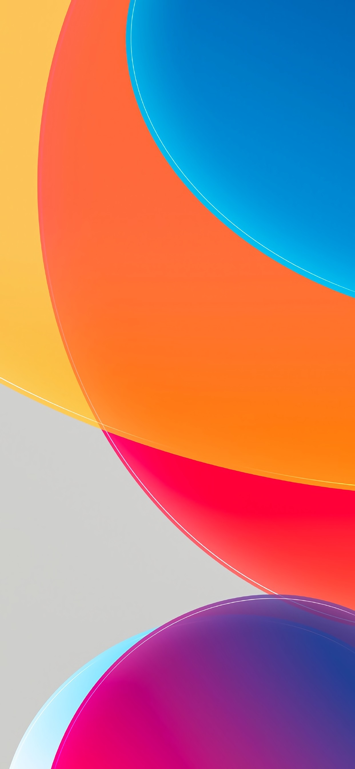 苹果顶级绝美壁纸100张几何图案,仿真曲屏全屏几何立体感壁纸