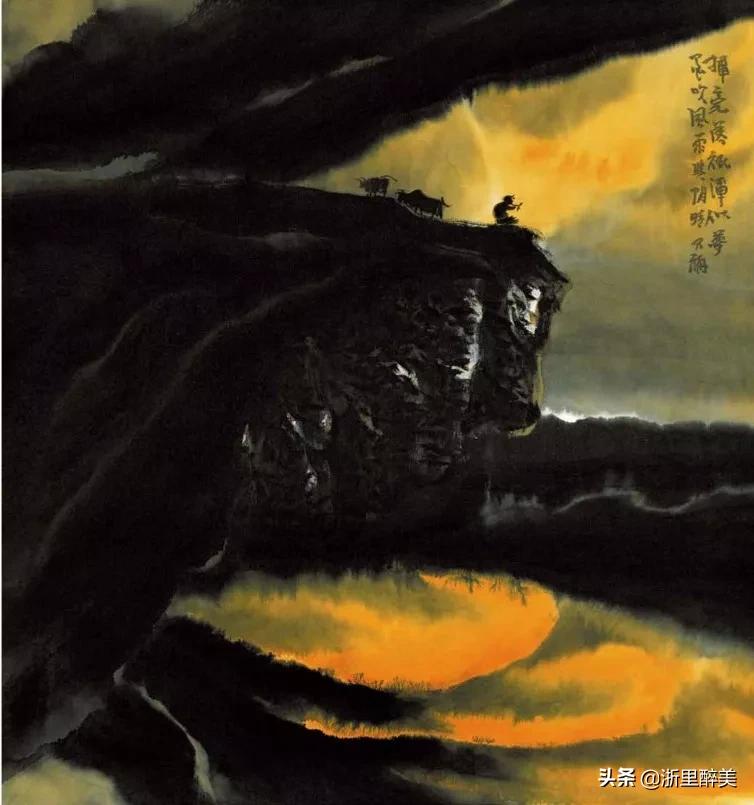 他师从李可染，一生专注画太行山：用一滴墨画出中国极致山水之美