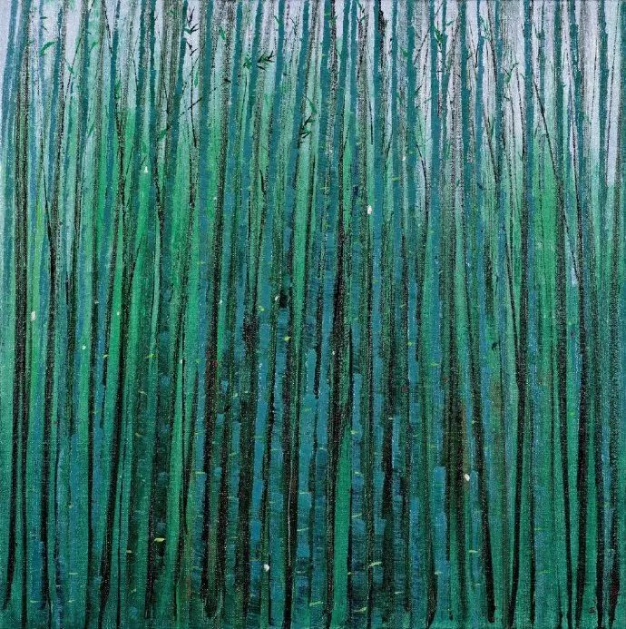 吴冠中竹子图,吴冠中画的竹子