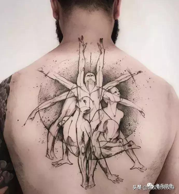 水墨纹身小图片大全,将军水墨风纹身汉字