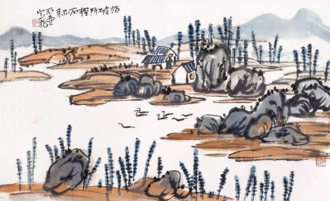 陈子庄画图片,看陈子庄的画有感