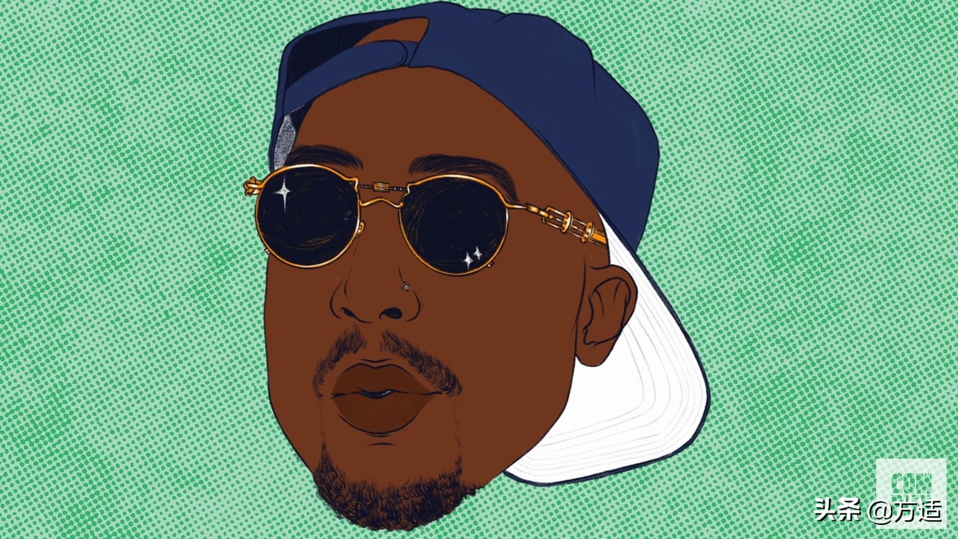 说唱歌手喜欢戴的眼镜,说唱歌手戴的无框眼镜推荐