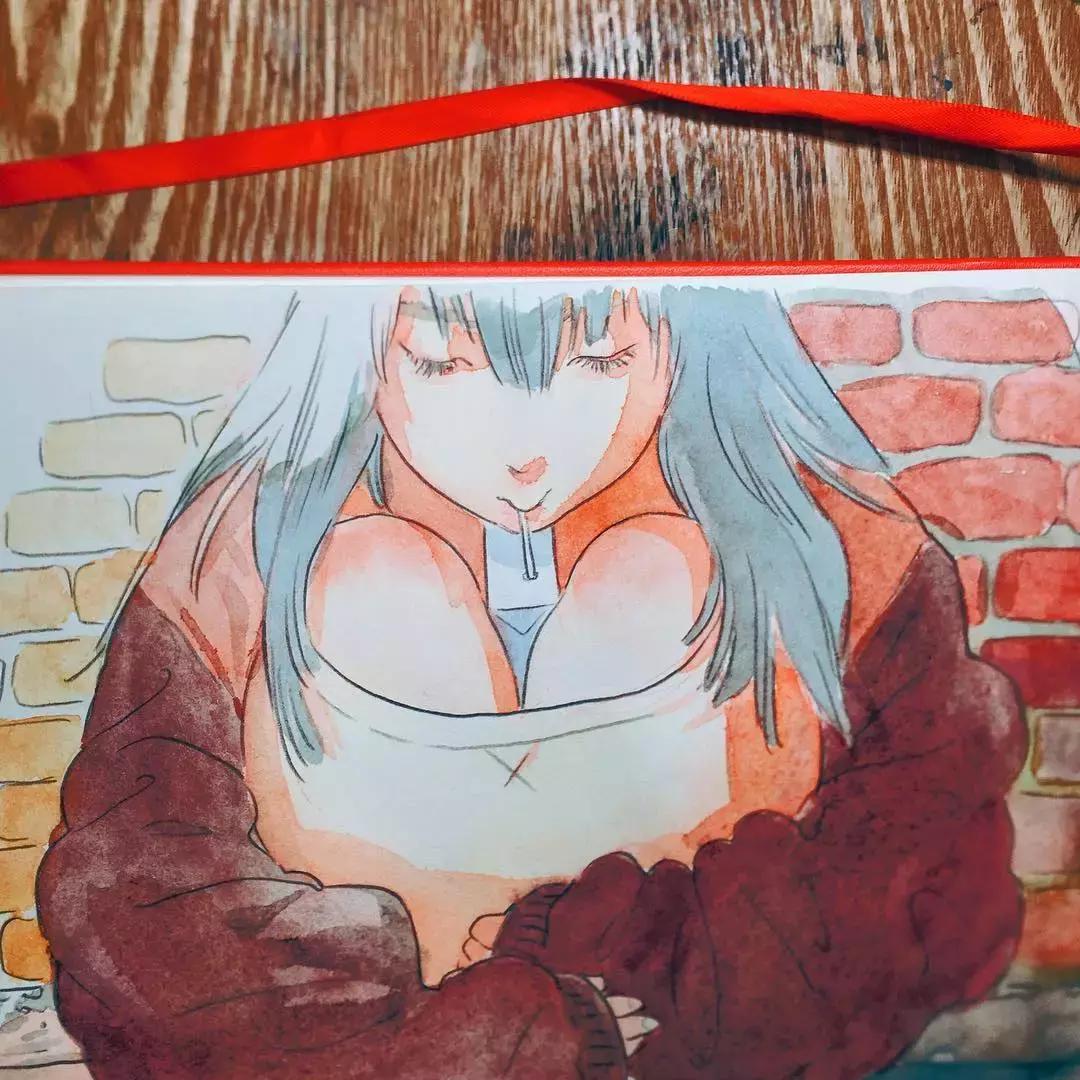 不务正业、跳钢管舞的她靠画羞羞画撩到46万粉丝,画作撩性格酷