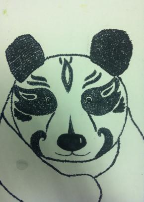 中国脸谱创意儿童画,儿童画创意教程