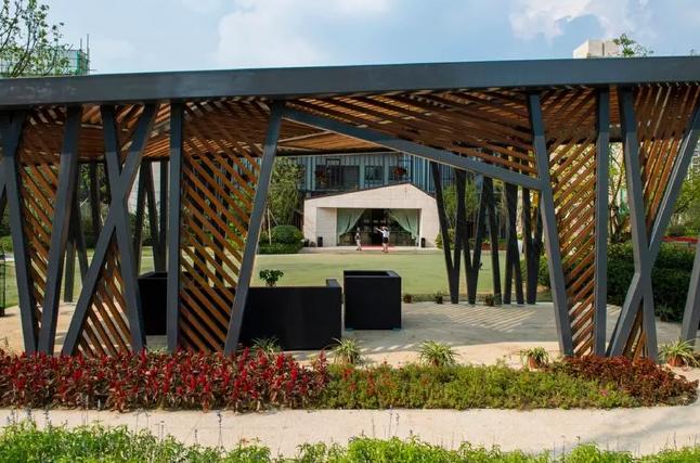 庭院景观亭效果图大全,庭院廊亭设计