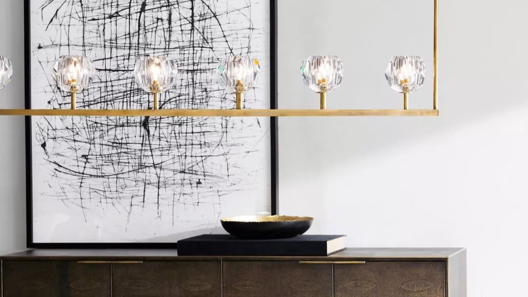 手工铜制水晶灯饰,水晶石手工灯