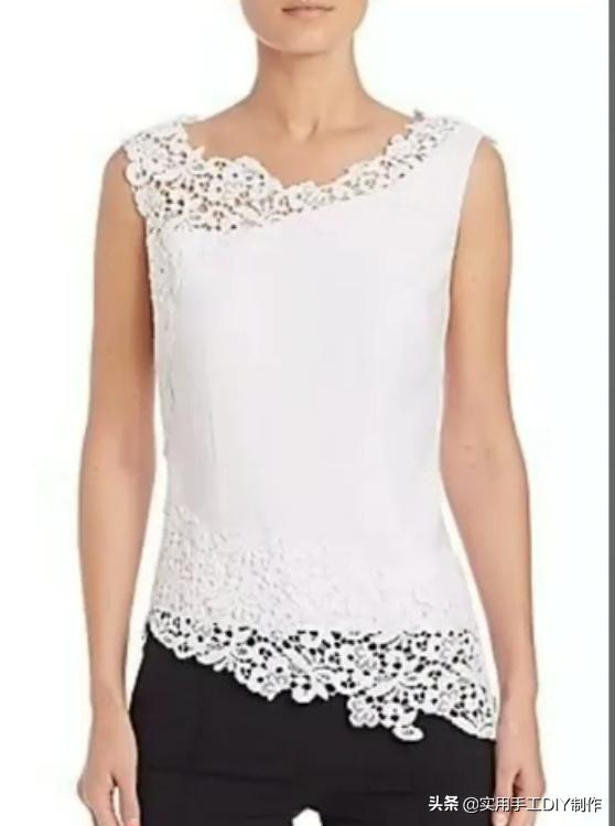 棉麻蕾丝边衬衫,布艺镂空衬衫