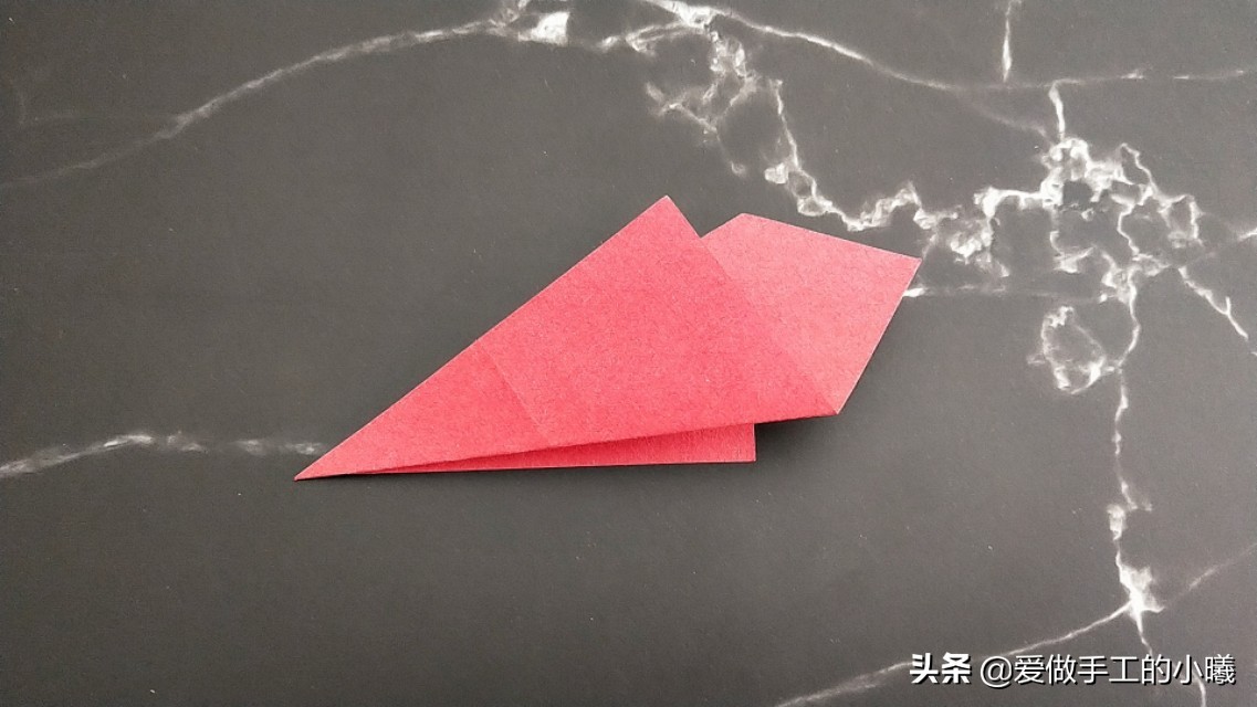 玫瑰花折纸图解,玫瑰花千纸鹤折纸图解