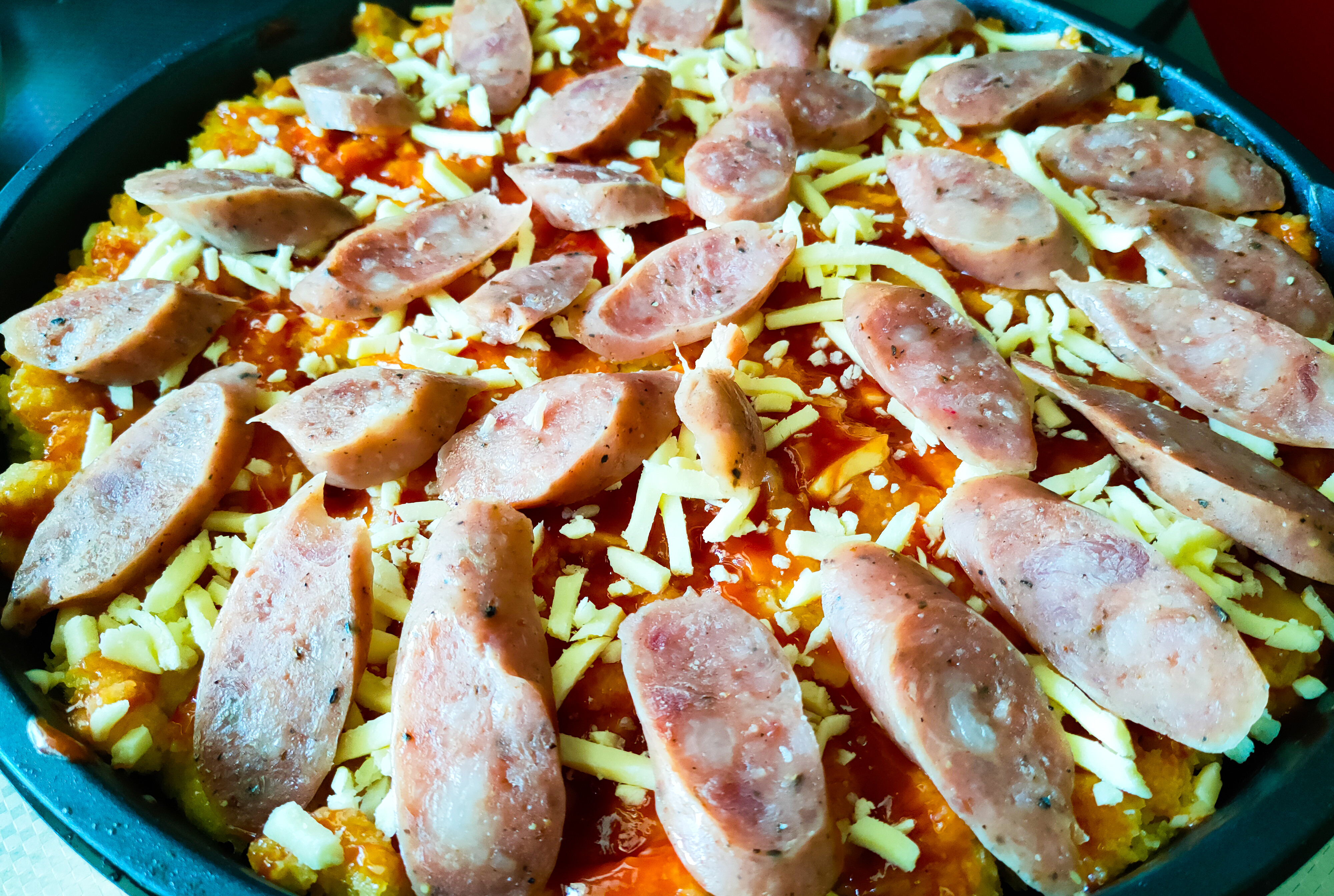 馒头披萨的做法家庭版不用芝士,如何在家用馒头做披萨不用芝士