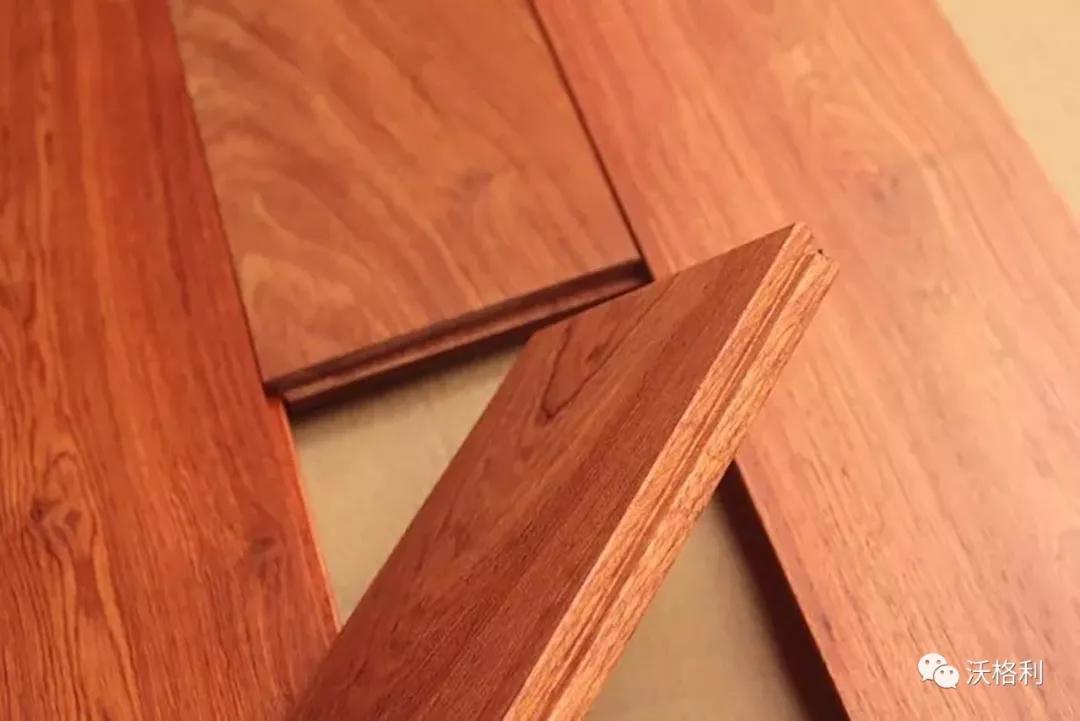 沃格利红国标红木地板,大果紫檀木地板