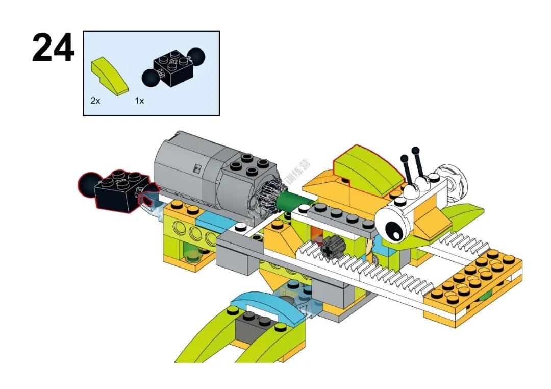 乐高wedo昆虫,wedo螳螂搭建