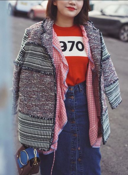 166130斤胖女孩穿搭,矮胖女生穿搭合集