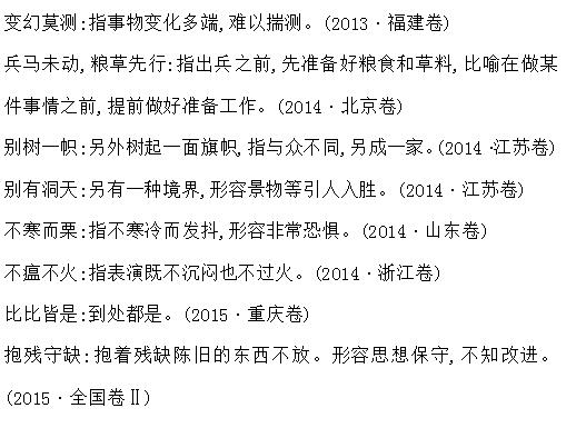 高考成语积累及解释大全100个,高考加油成语四字成语