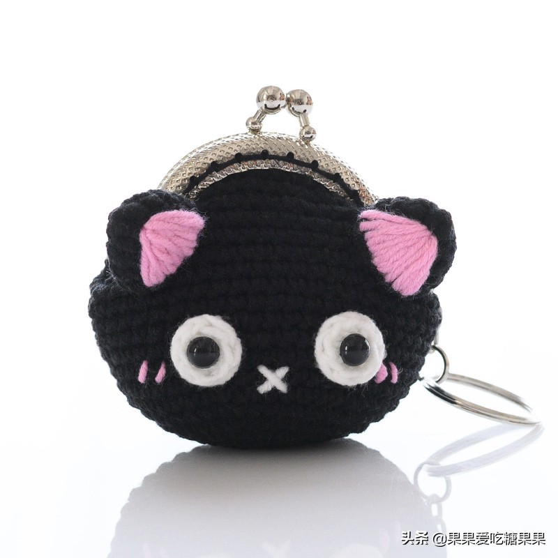 让人爱不释手的手工编织零钱包，迷你卡通造型口金包，附图解教程