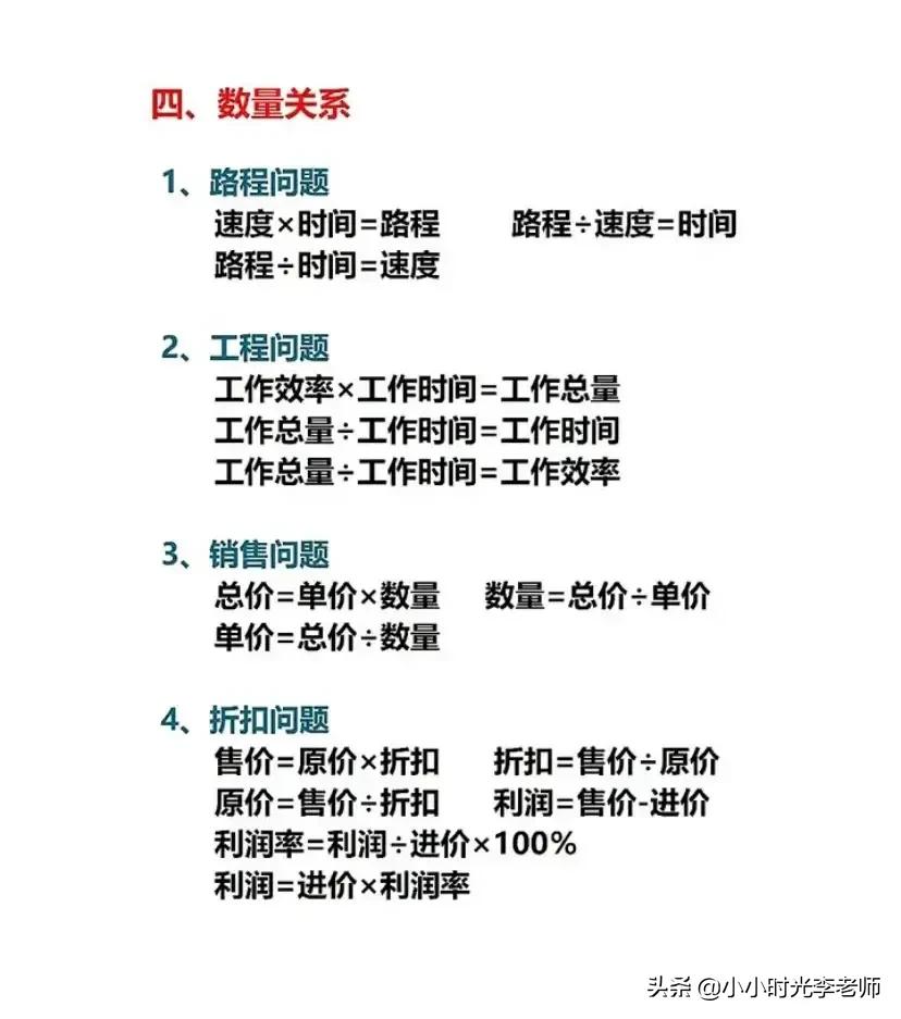 上海小学数学概念公式定律整理,小学数学单位换算公式大全免费