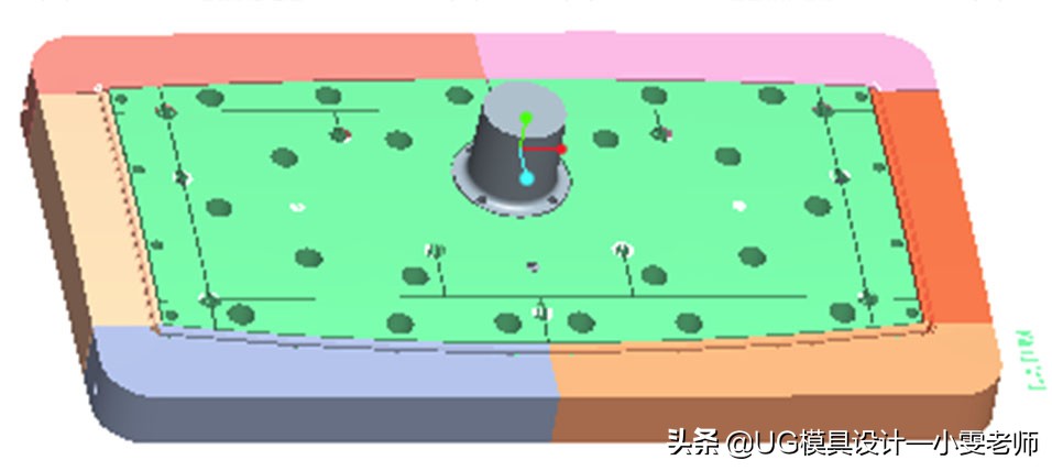塑料模具倒装设计,简化细水倒装模具结构图视频