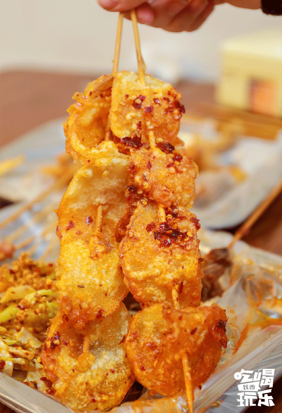 长沙最好吃的炸物店,长沙生意超火爆的油炸店