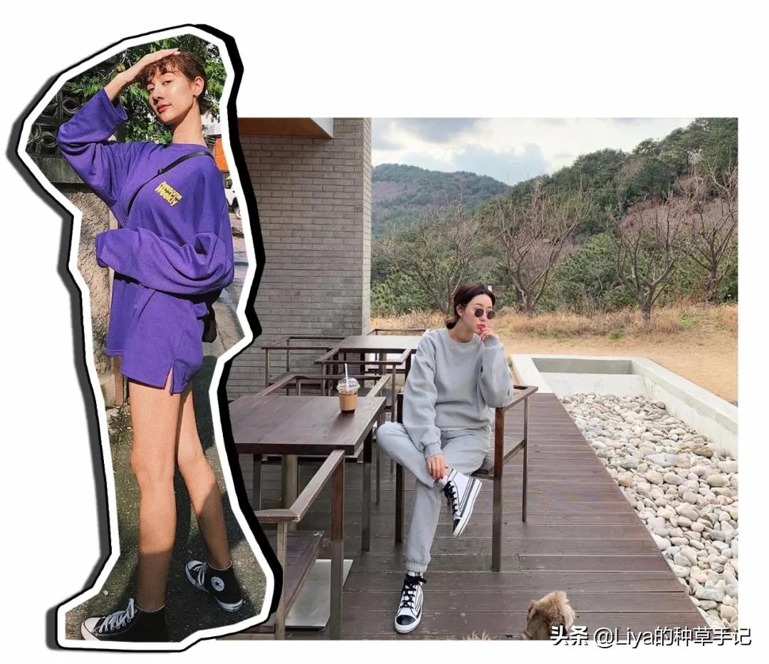 衬衣九分裤今春王炸cp巨洋气,卫衣小白鞋今秋王炸组合超洋气