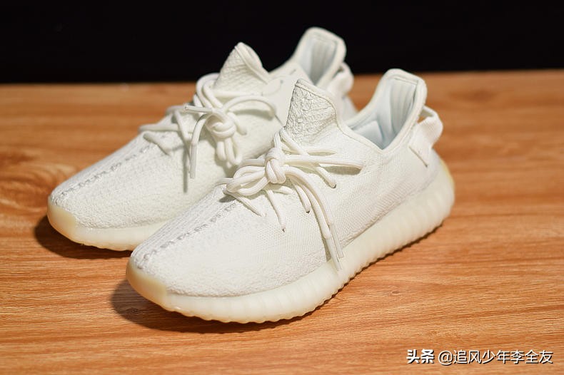 椰子350全新配色来撩 (纯白椰子350开箱)