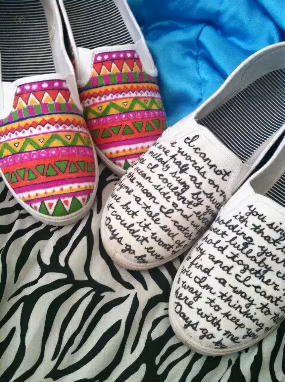 穿腻了小白鞋可以这样来改造,教你把小白鞋变潮流