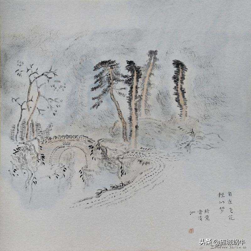 这些如梦如诗的画带你走向山林、田园，去领悟心的感触