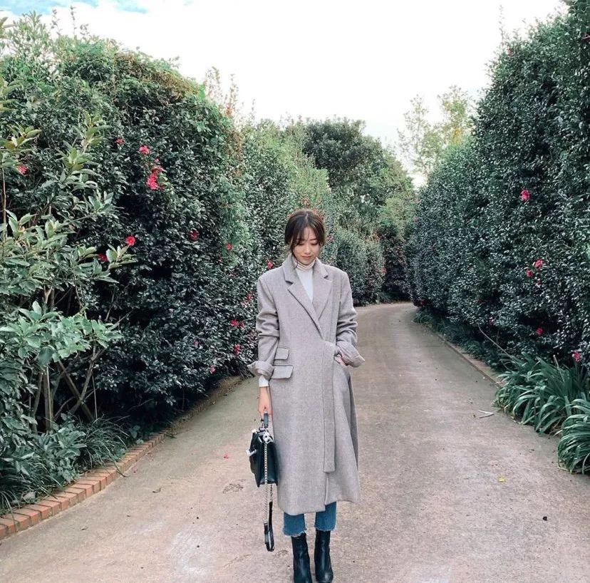 中长款大衣怎么穿显高,显高显瘦显腿长的大衣