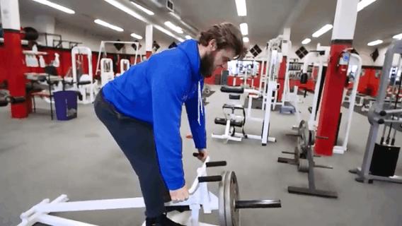 单划船练背的动作,划船式练背的正确锻炼方法