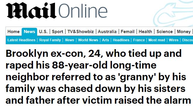 老年人性侵案美国1992年,92岁老奶奶遭男子性侵警方回应