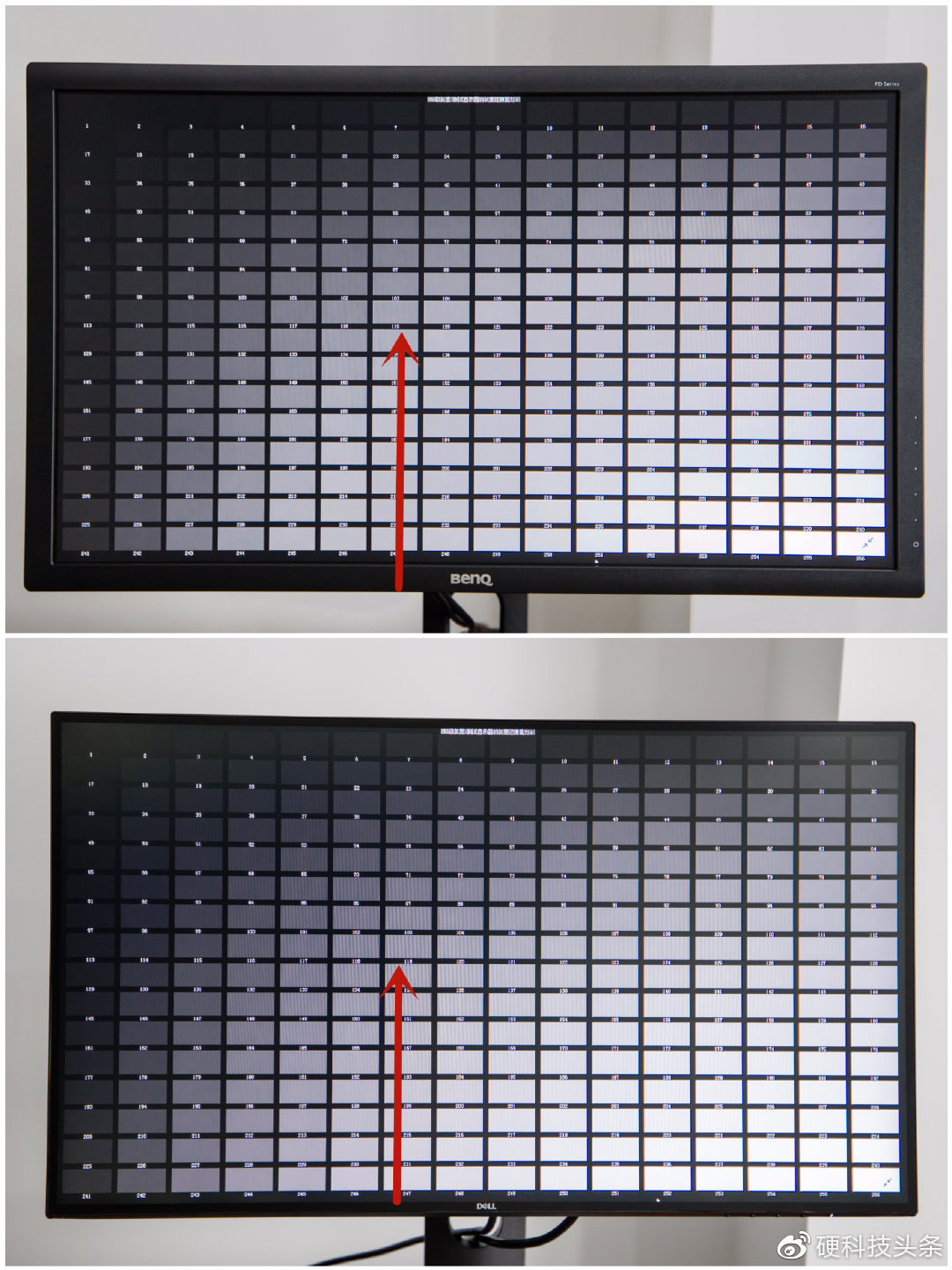 明基pd2700q和戴尔2722dx,明基pd2706u磨砂和苹果显示器对比