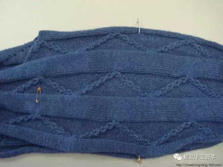 一件完整女士羊绒开衫织法教程,新款白色冰丝针织衫上衣织法教程