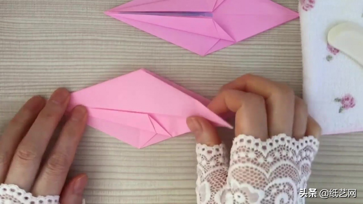 diy手工千纸鹤,diy千纸鹤挂件详细教程