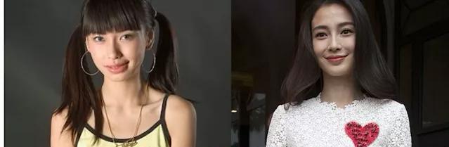 杨颖黄晓明最开始照片,杨颖靠黄晓明火的前后