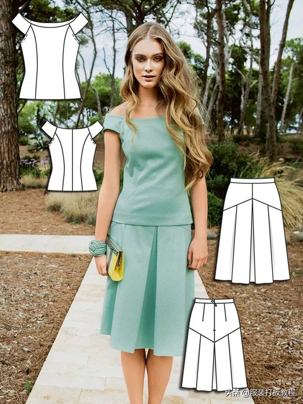 服装款式图素材网站,服装款式图模板