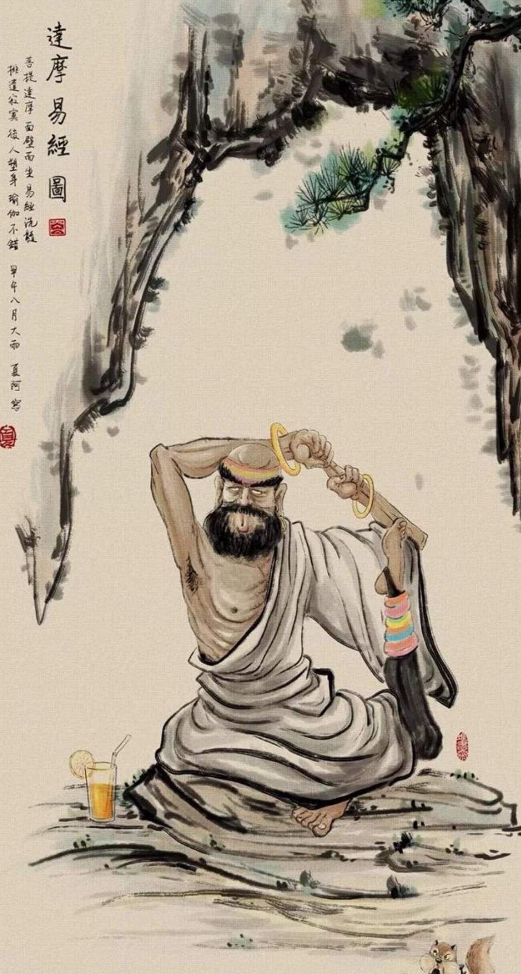 “*宫春**”画一画名气满天下，夏阿这么有趣的画家，你爱了吗？