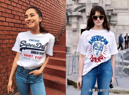 超模刘雯最爱的风格短袖，春天里的万能单品不能少
