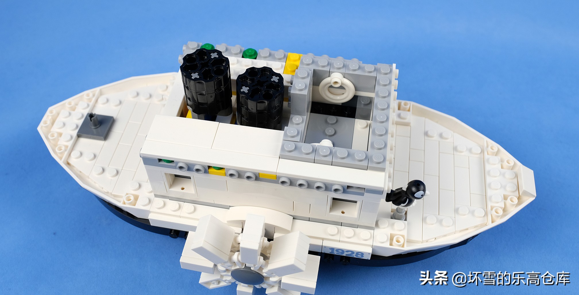 乐高米奇蒸汽船开箱,乐高威利号汽船价格